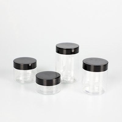 Fermeture de boîtes cosmétiques en plastique de 100 ml avec joint sensible à la pression et impression personnalisée