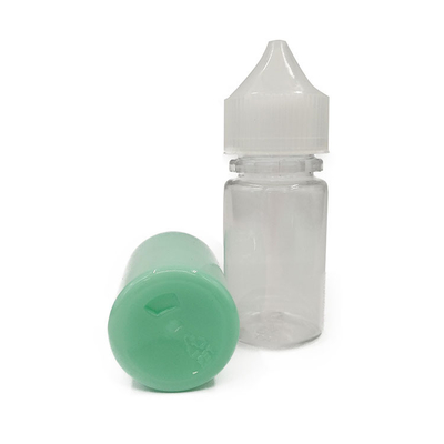 Bouteille transparente de liquide E de 18 mm taille du cou pour un stockage facile de liquide E