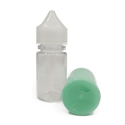 Bouteille transparente de liquide E de 18 mm taille du cou pour un stockage facile de liquide E