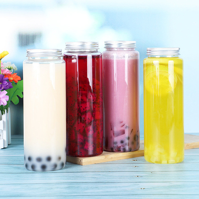 Isolement et fonctionnalité moderne Bouteilles de thé au lait carrées rondes