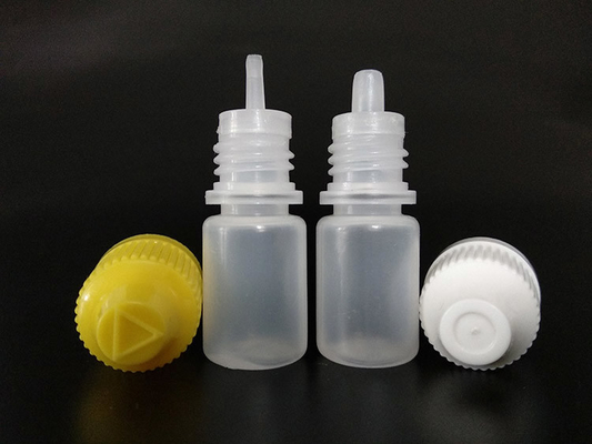 Bouteilles gouttelettes en verre plastique transparentes noires personnalisées avec une surface lisse et personnalisées