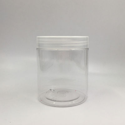 Ensemble de pots en plastique Des pots cosmétiques en plastique avec des couvercles de 100 diamètres