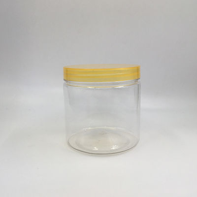 Contenants en boîtes en plastique de diamètre 85 avec emballage transparent imprimé sur mesure