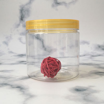 Contenants en boîtes en plastique de diamètre 85 avec emballage transparent imprimé sur mesure