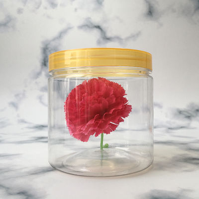 Contenants en boîtes en plastique de diamètre 85 avec emballage transparent imprimé sur mesure
