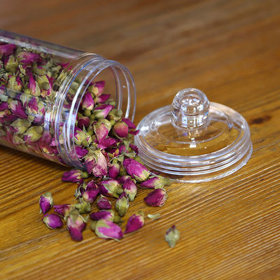 Impression personnalisée de pots en plastique transparent pour solution d'emballage transparente