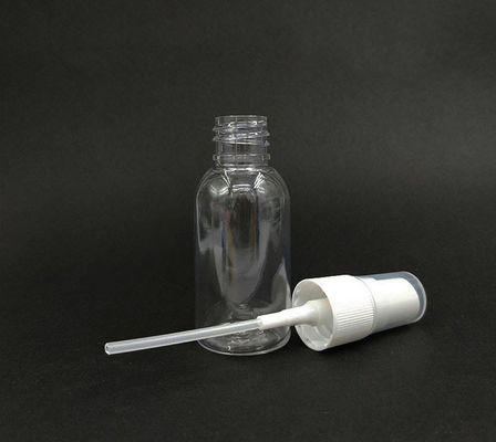 Bouteille de pulvérisation en plastique PET de 10 ml 15 ml 30 ml 50 ml 60 ml 70 ml 100 ml 200 ml 500 ml capacité