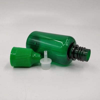 Bouteille de liquide de 18 mm de taille du cou, étanche aux enfants, de forme ronde et à surface de sérigraphie