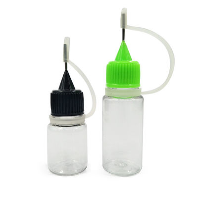 Bouteille liquide en PET E de 10 ml avec manipulation de surface d'impression par écran