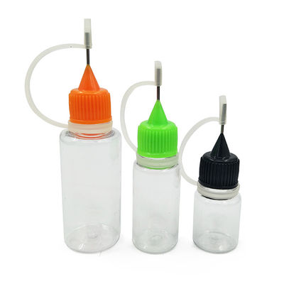 Bouteille liquide en PET E de 10 ml avec manipulation de surface d'impression par écran