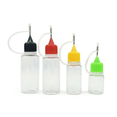 Bouteille liquide en PET E de 10 ml avec manipulation de surface d'impression par écran