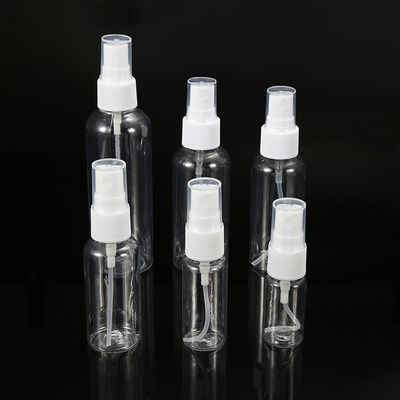 Bouteille de pulvérisation en PET rechargeable pour une consommation quotidienne de 10 ml 15 ml 30 ml 50 ml 60 ml 70 ml 100 ml 200 ml 500 ml