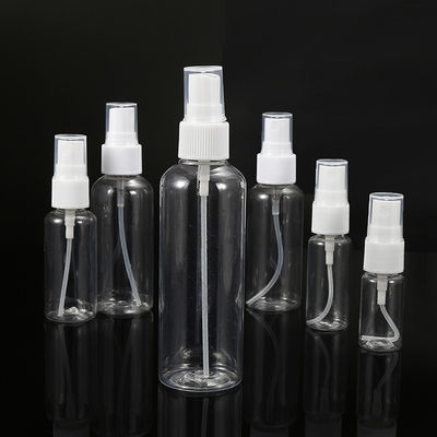 Bouteille de pulvérisation en PET rechargeable pour une consommation quotidienne de 10 ml 15 ml 30 ml 50 ml 60 ml 70 ml 100 ml 200 ml 500 ml