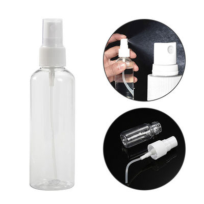 Bouteille de pulvérisation en plastique PET ronde et polyvalente, transparente et durable, pour tous les besoins de pulvérisation