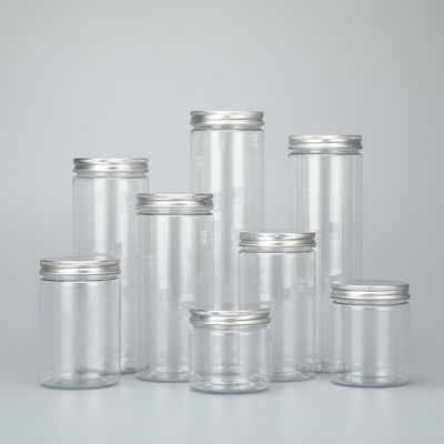 prix d'usine des pots de stockage en plastique avec couvercles de stockage des pots de plastique gâteau dans un pot en plastique de haute qualité