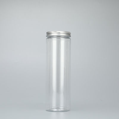 30 ml recommandent des bocaux en plastique pour le stockage en cire de sucre avec couvercle en argent
