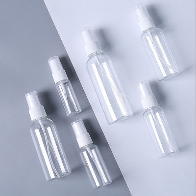 Bouteille de pulvérisation PET transparente avec une surface lisse
