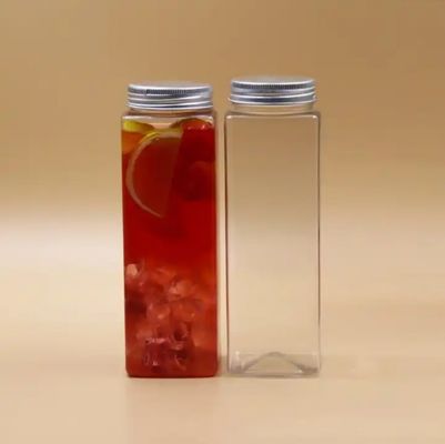 Bouteilles de thé au lait en plastique de taille moyenne pour la personnalisation et l'image de marque