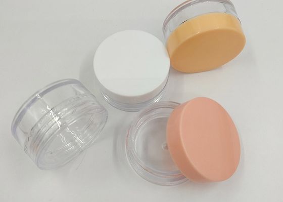 Pot à cosmétiques en plastique durable de différentes tailles : 10 ml, 15 ml, 30 ml, 60 ml, 80 ml, 100 ml, 120 ml, 150 ml