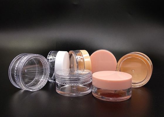 Pot à cosmétiques en plastique durable de différentes tailles : 10 ml, 15 ml, 30 ml, 60 ml, 80 ml, 100 ml, 120 ml, 150 ml