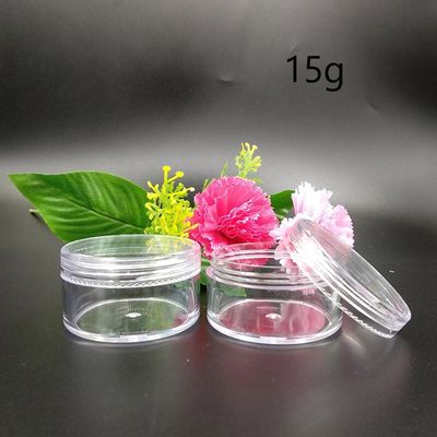 Pot en plastique cosmétique de 150 ml pour un accès facile aux produits de soin de la peau