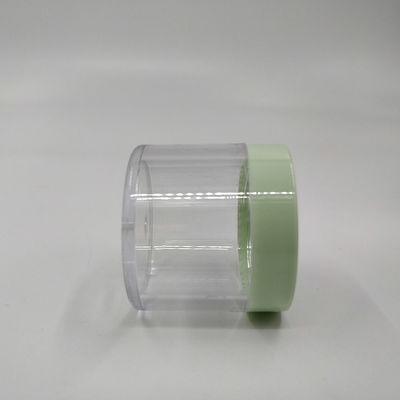 Pot cosmétique en plastique à impression personnalisée avec surface lisse et praticité