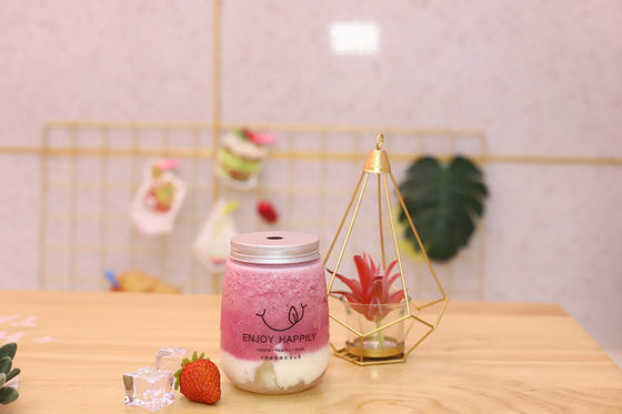 Insulateur et bouteilles de thé à bulles à couvercle vissé pour les exigences B2B