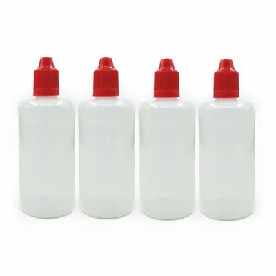 Bouteille de e-liquide de 80 ml avec bouchon à vis pour une fermeture sécurisée et un remplissage facile