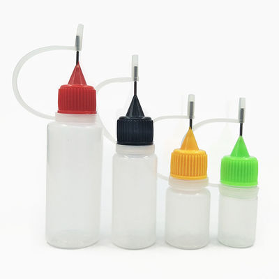 Logo personnalisé E Bouteille liquide avec col à l' épreuve des enfants Type 10ml 15ml 30ml 60ml 80ml 100ml Capacité