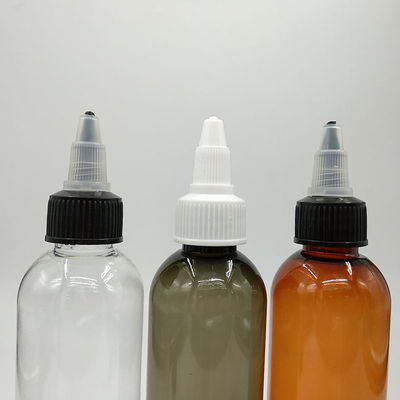 Bouteilles en plastique à bouchon à vis de 150 ml, impression personnalisée, conteneurs de stockage