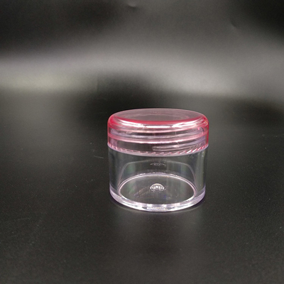 Pot cosmétique en plastique transparent personnalisé avec une performance de surface lisse