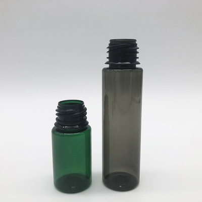Bouteille de liquide ronde E Logo personnalisé Capacité de 10 ml 15 ml 30 ml 40 ml 60 ml 80 ml 100 ml
