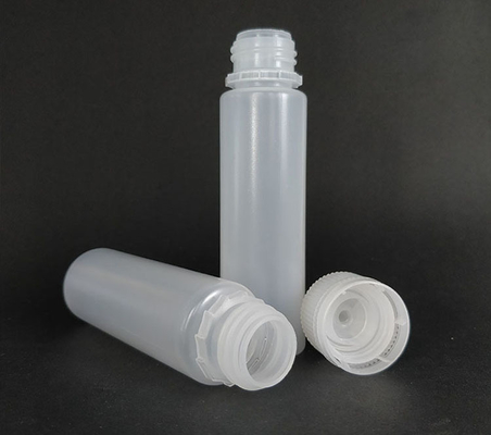 Bouteille d'e-liquide sérigraphiée PE avec col de 18 mm et traitement de surface