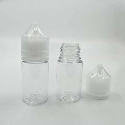 Capacité 10ml 15ml 30ml 40ml 60ml 80ml 100ml Bouteilles transparentes de petite taille pour liquides Conception légère