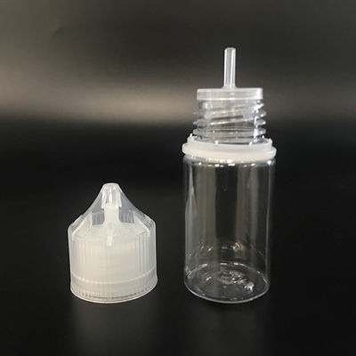 Capacité 10ml 15ml 30ml 40ml 60ml 80ml 100ml Bouteilles transparentes de petite taille pour liquides Conception légère