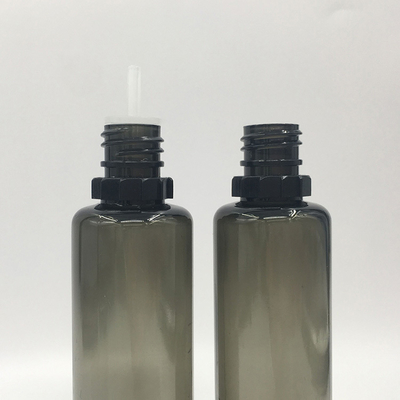 Bouteille de e-liquide transparente avec col de 18mm et capacité de 10ml 15ml 30ml 60ml 80ml 100ml