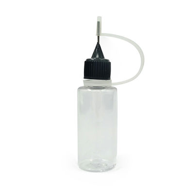 Bouteilles bon marché avec bouchon à embout aiguille Bouteille de colle en plastique avec embout aiguille Bouteille en plastique avec embout aiguille en stock