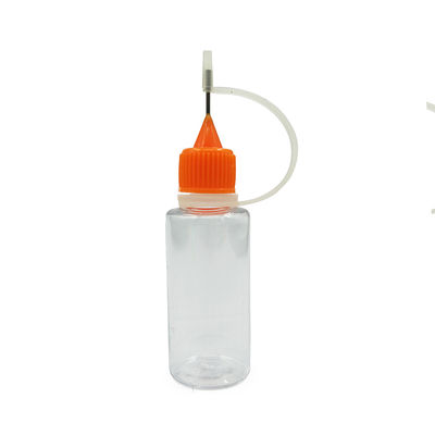 Bouteilles bon marché avec bouchon à embout aiguille Bouteille de colle en plastique avec embout aiguille Bouteille en plastique avec embout aiguille en stock