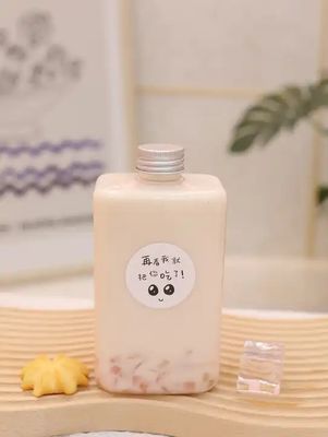 Bouteilles de thé au lait de grande capacité claires avec couvercle à vis 120 ml 250 ml 350 ml 500 ml 1000 ml