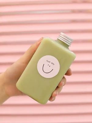 Bouteilles de thé au lait de grande capacité claires avec couvercle à vis 120 ml 250 ml 350 ml 500 ml 1000 ml