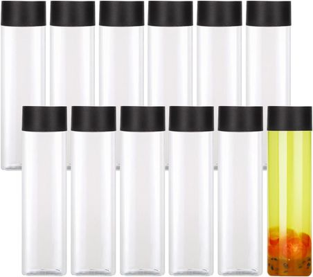 Bouteilles de thé au lait de grande capacité claires avec couvercle à vis 120 ml 250 ml 350 ml 500 ml 1000 ml