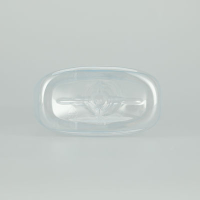 Flacon pompe distributeur en PET avec matériau recyclable et traitement de surface par sérigraphie