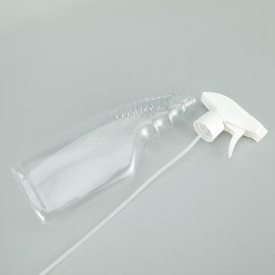 Flacon pompe distributeur en PET avec matériau recyclable et traitement de surface par sérigraphie