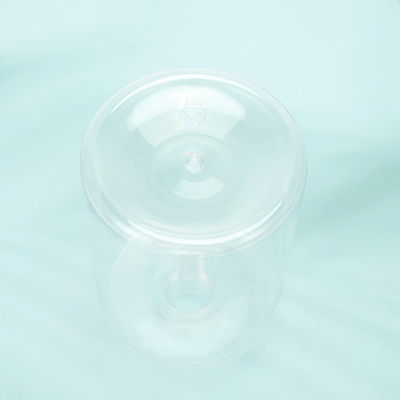 Bouteille en plastique PET transparent recyclable Récipient transparent Choix d'emballage idéal Industrie cosmétique Matériau durable