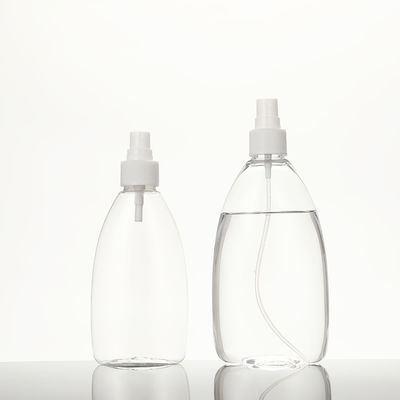 Bouteille en plastique PET transparent recyclable Récipient transparent Choix d'emballage idéal Industrie cosmétique Matériau durable