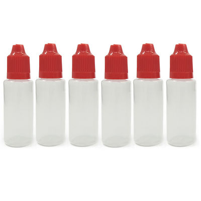 Bouteille de e-liquide de capacité 10ml 15ml 30ml 40ml 60ml 80ml 100ml avec logo personnalisé et col à sécurité enfant