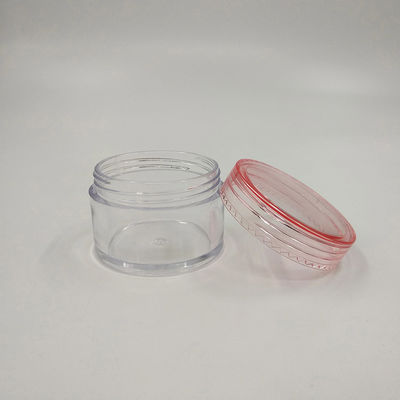 Récipient cosmétique en plastique de bocal personnalisé conçu pour le stockage sécurisé des lotions de beauté, crèmes et produits cosmétiques