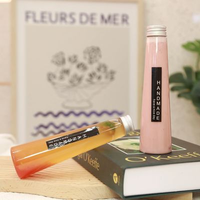 Bouteilles de thé rondes 120 ml 250 ml 350 ml 500 ml 1000 ml Sélection de capacité