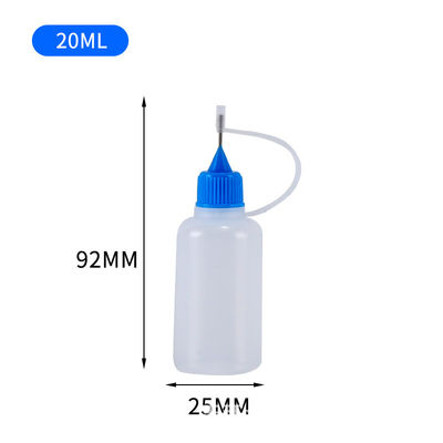 Bouteille de e-liquide à bouchon à vis en noir transparent pour l'emballage de e-liquide