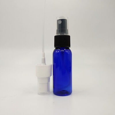 Flacon pulvérisateur classique en plastique PET noir, surface lisse, couleurs transparentes, ambre et vert, conçu pour les solutions de distribution de liquides